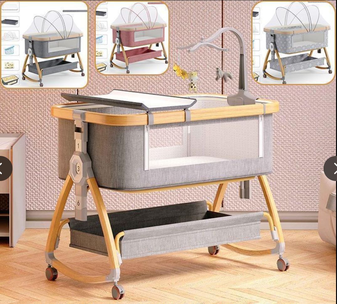 大好評 2025新モデル ベビーベッド 添い寝 ミニ 持ち運び 折りたたみ 五年保証 新生児 0ヶ 月 24ヶ月 ゆりかご 蚊帳 付き