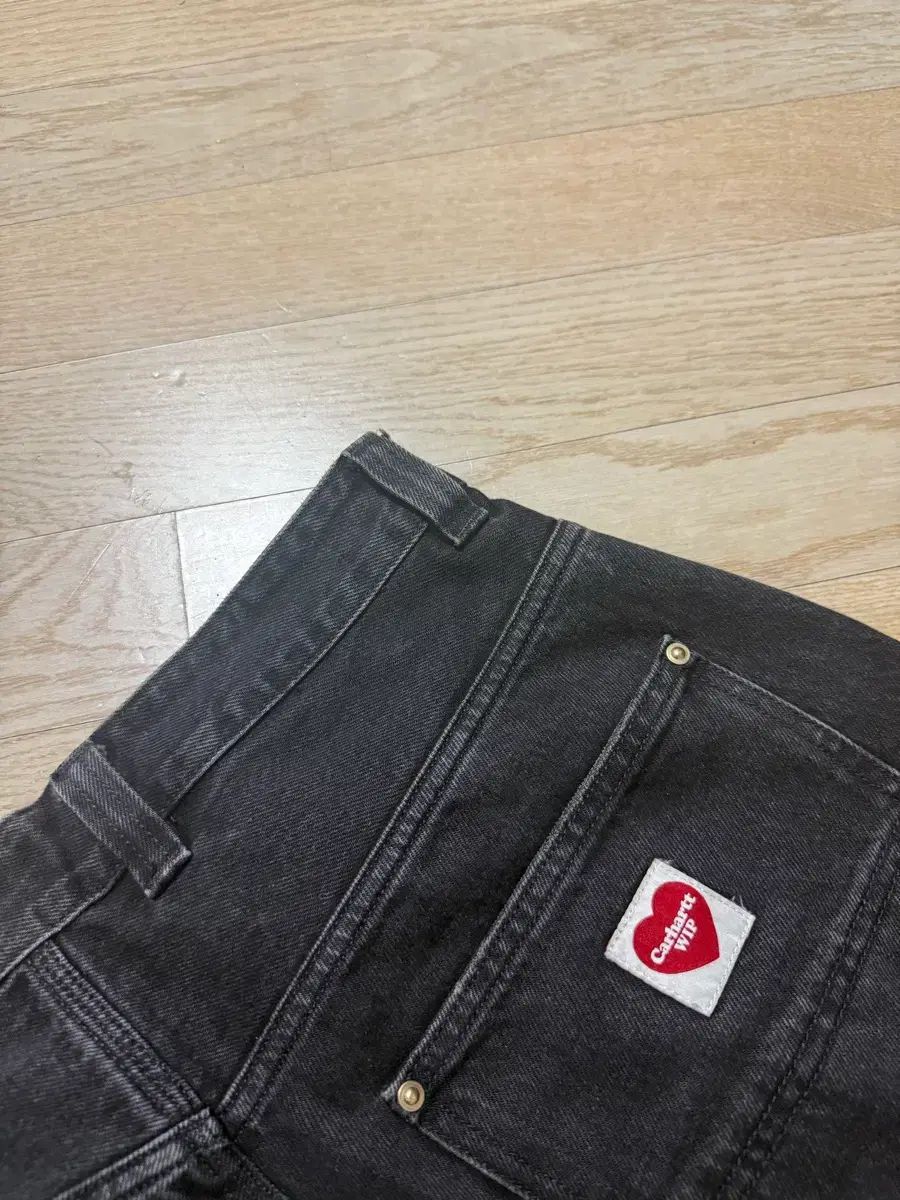 Carhartt WIP Nash Double Knee Black Stone Washed