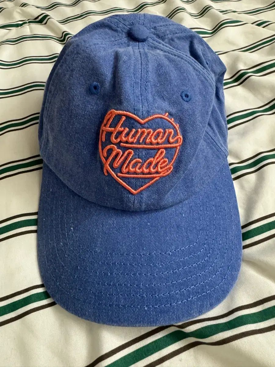 HUMAN MADE ヒューマンメイド ロゴ ブルー キャップ