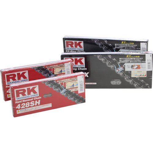 アールケー RK ドライブチェーン 525 X XW 130 L カシメジョイント スチール