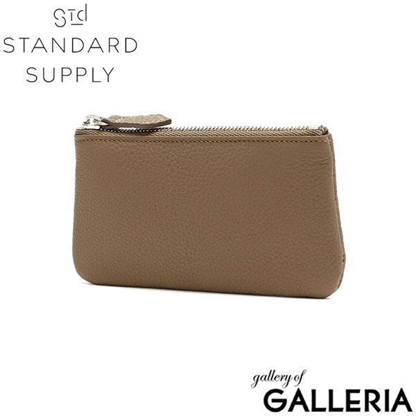サプライ キーケース メンズ レディース STANDARD SUPPLY スマートキー カード コイン 本革 CARD - KEY CASE TAUPE