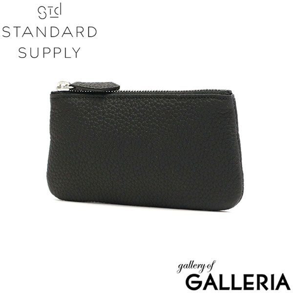 サプライ キーケース メンズ レディース STANDARD SUPPLY スマートキー カード コイン 本革 CARD - KEY CASE BLACK