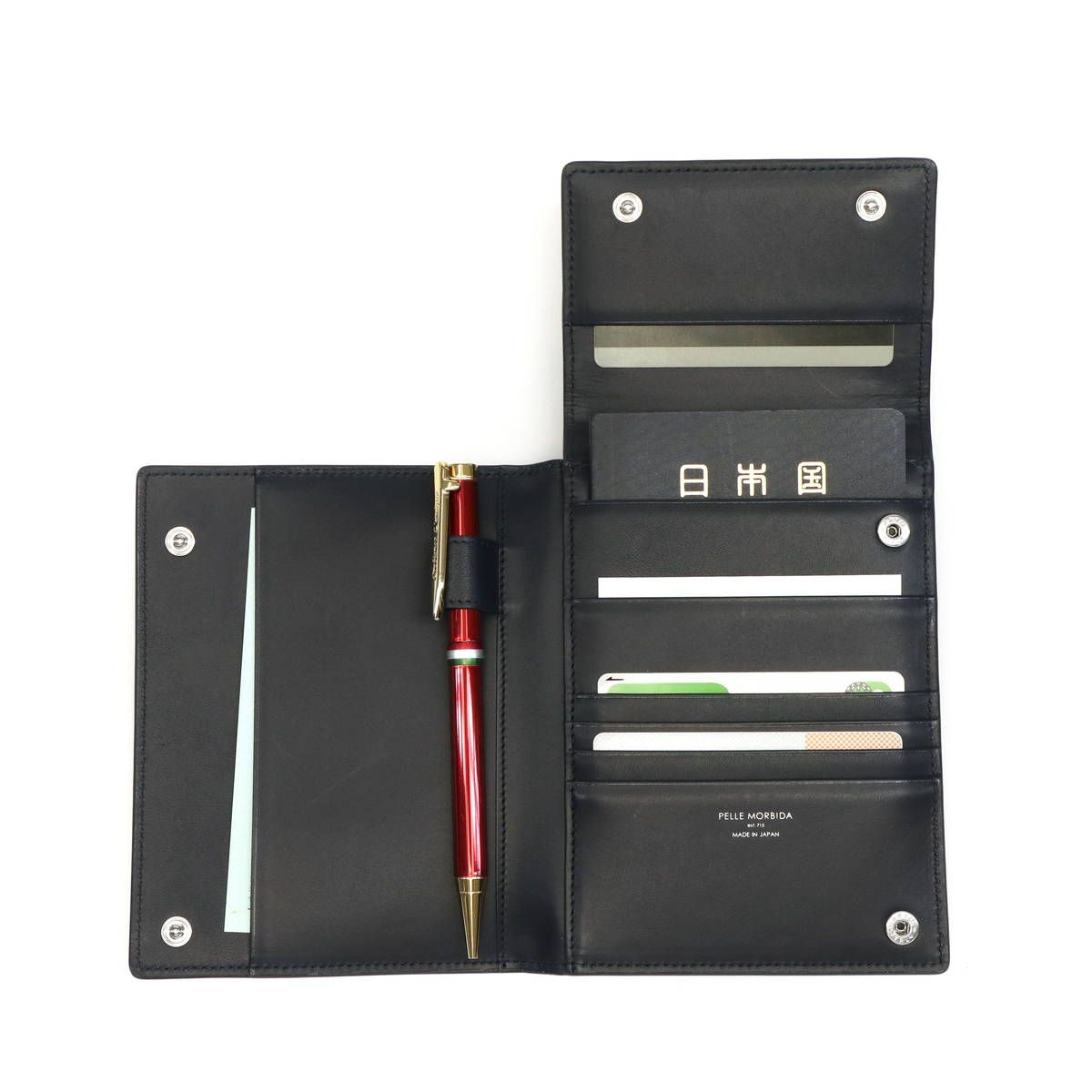 ペッレモルビダ パスポートケース PELLE MORBIDA Barca バルカ 斜