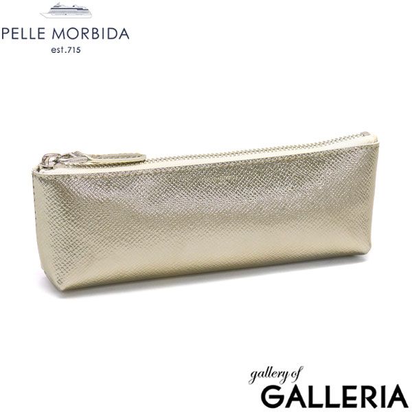 ペッレモルビダ ペンケース PELLE MORBIDA モルビダ Barca バルカ シンプル 革 上品 ペン入れ メンズ レディース ペレモルビダ BAAC 005 ゴールド