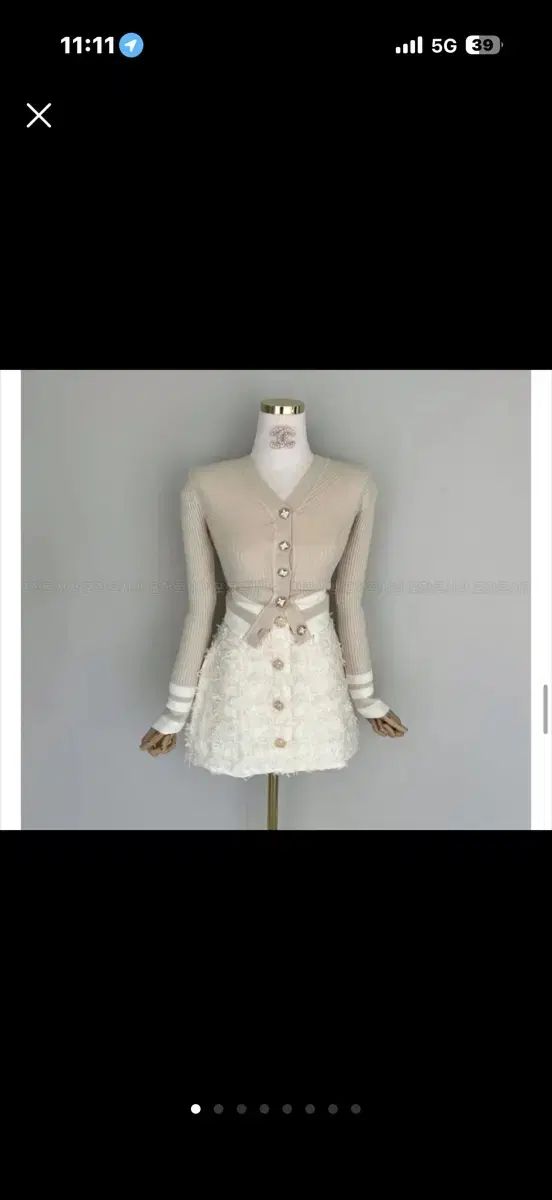 ルシアン バイ ゴールド ツイード セットアップ