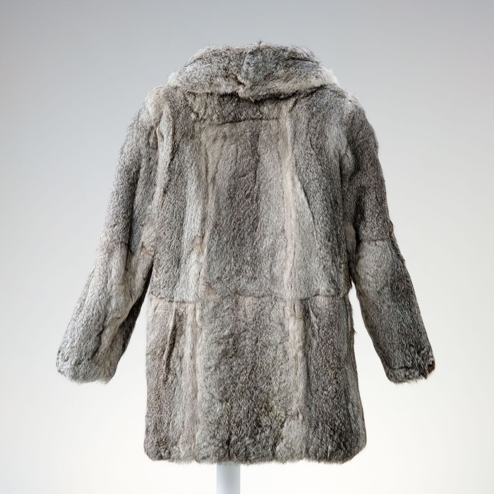 ROTINY 本物 FUR ロティニー ファーコート グレー×シルバー リアル