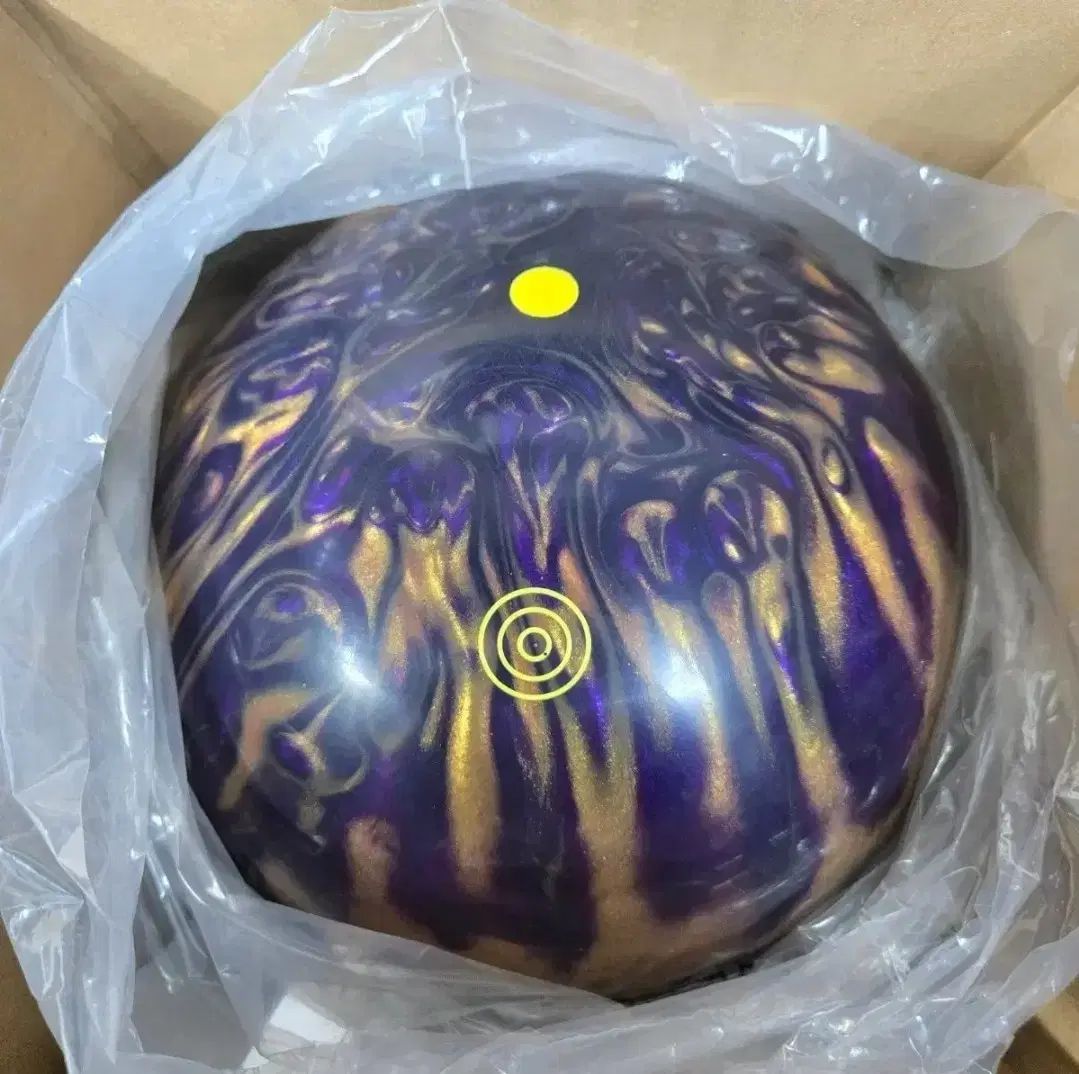 14 パウンド ボーリング エボナイト EBONITE ファイアボール パープルゴールド 球