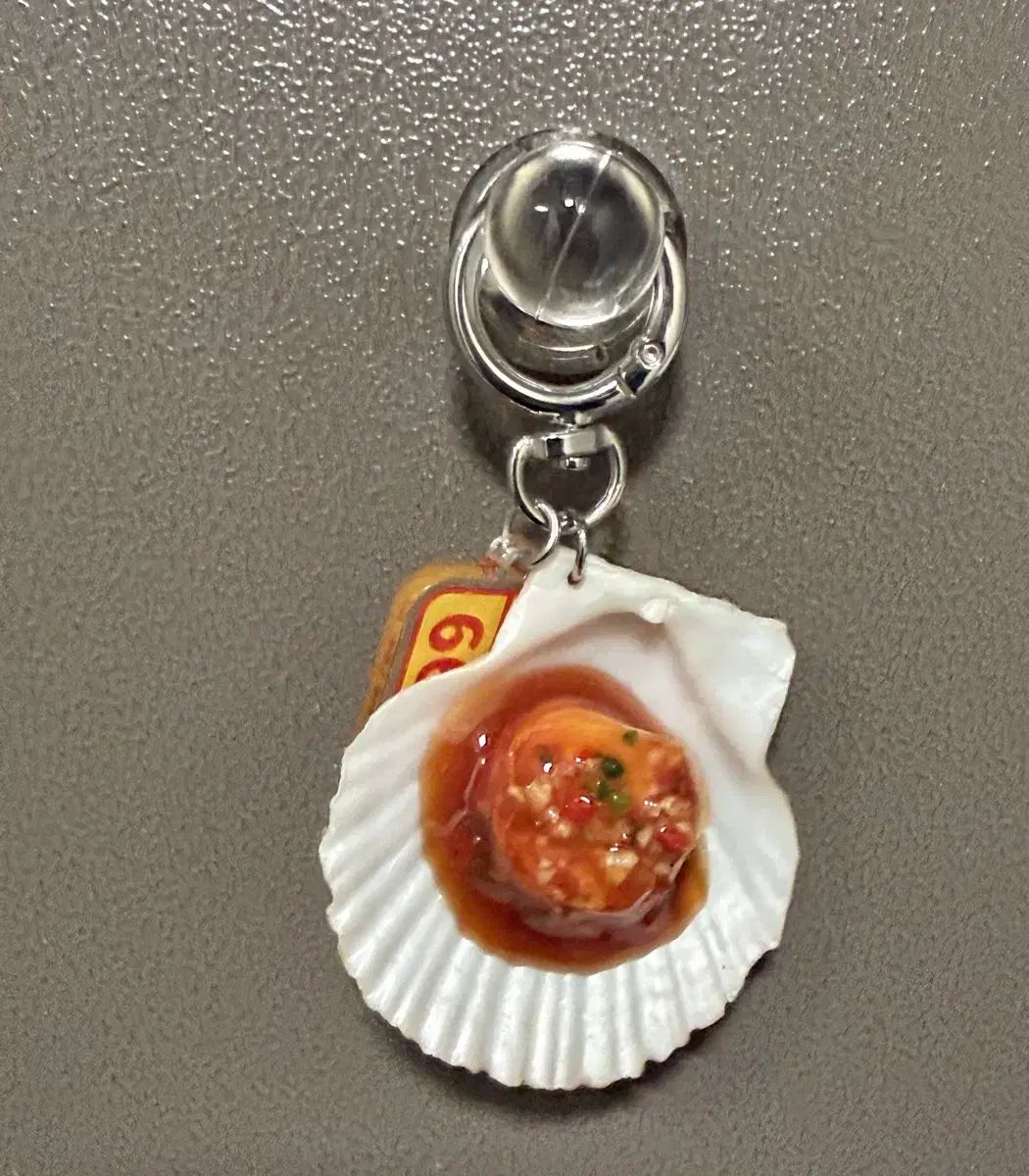 たべもの 模型 キーホルダー セット (ワッフル/海産物/プルダック炒め