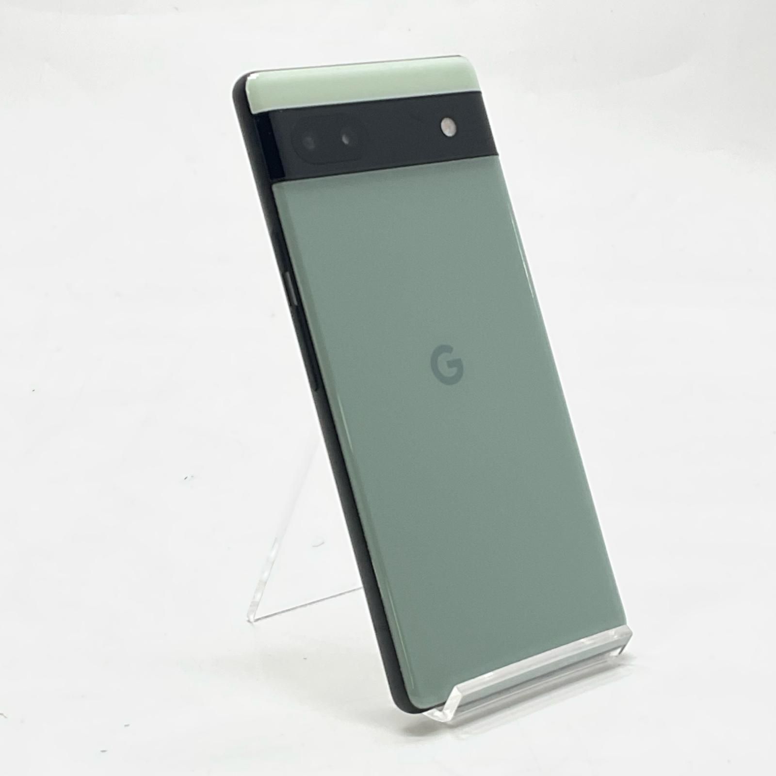 Google Pixel 6a 128GB セージ Softbank SIMフリー GB17L 白ロム 動作