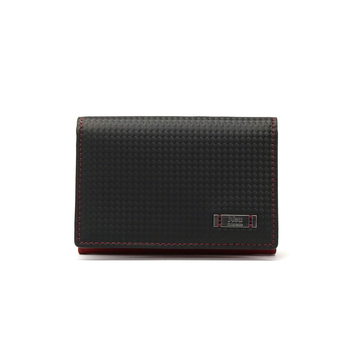  Neu interesse カードケース メンズ スリム 薄型 革 本革 ブランド ノイインテレッセ 二つ折り 名刺入れ コンパクト ビジネス NACHT 3545 ネイビーxチョコ 05 カードケース 小物