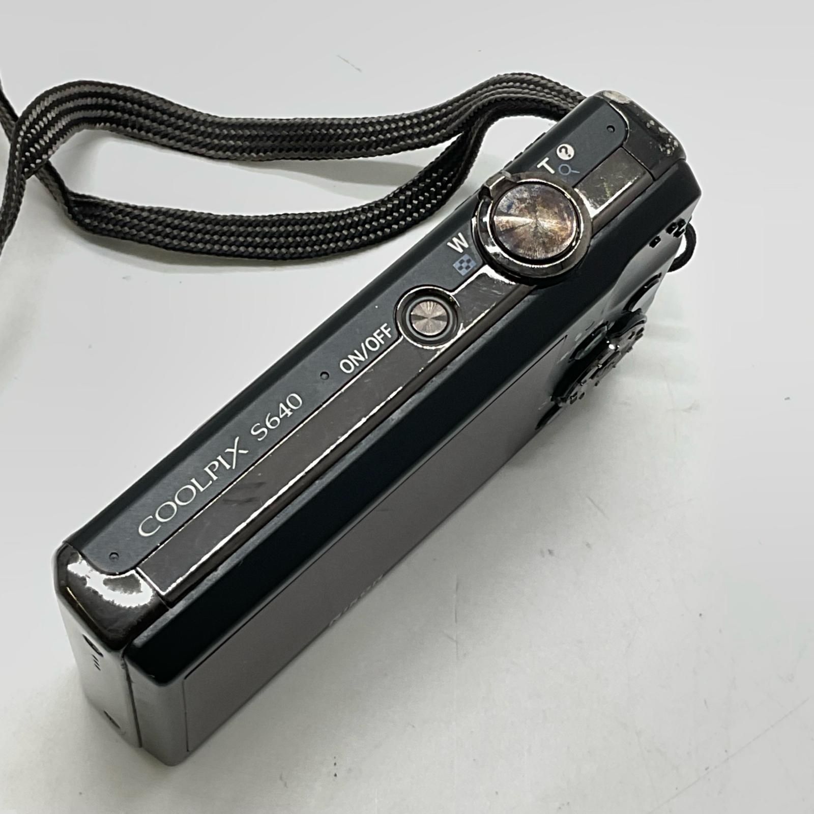 Nikon コンパクトデジタルカメラ COOLPIX S640 ブラック 動作確認済