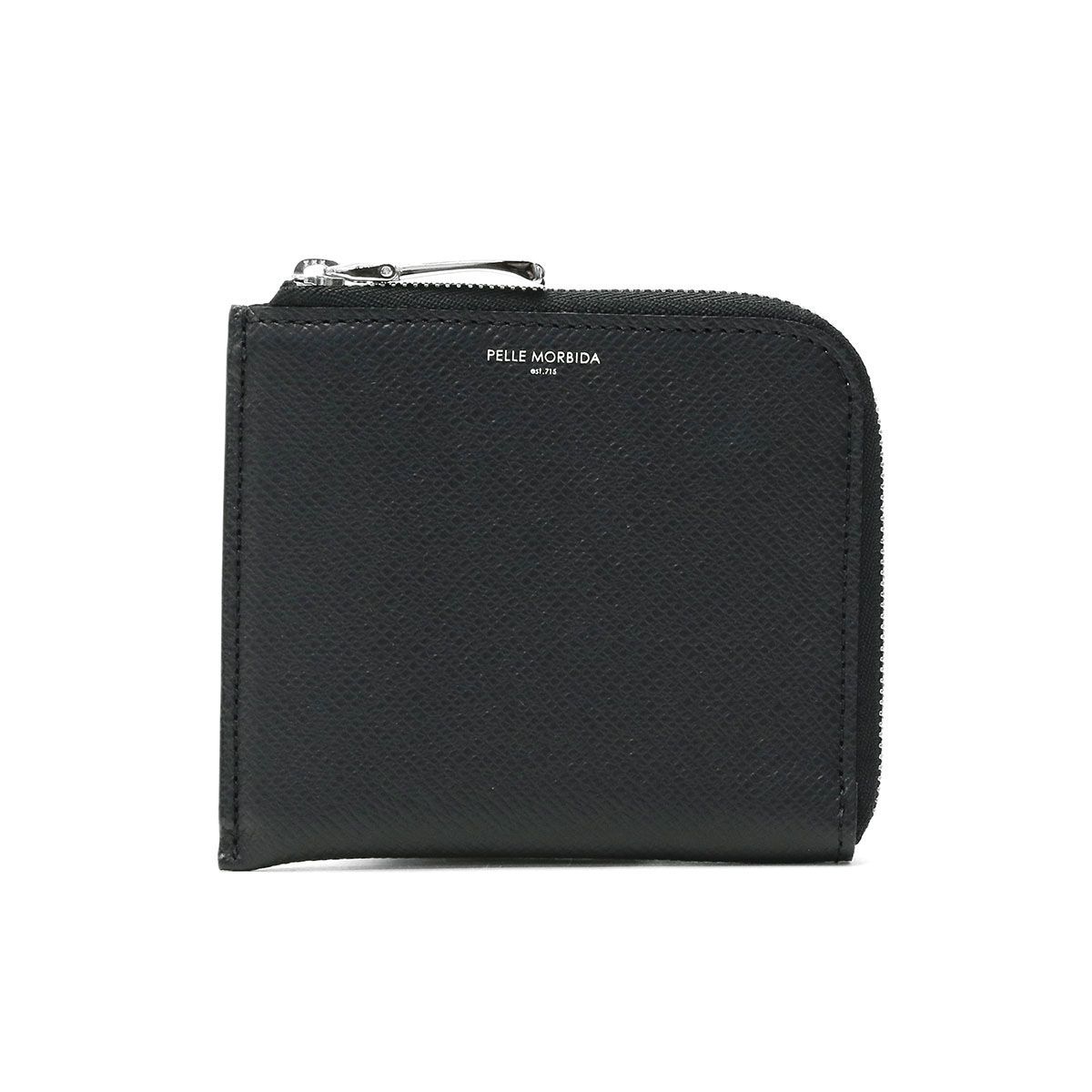 ペッレモルビダ 財布 PELLE MORBIDA バルカ Barca コインケース L字ファスナー ミニ財布 本革 メンズ ペレモルビダ BA 313 ブラック