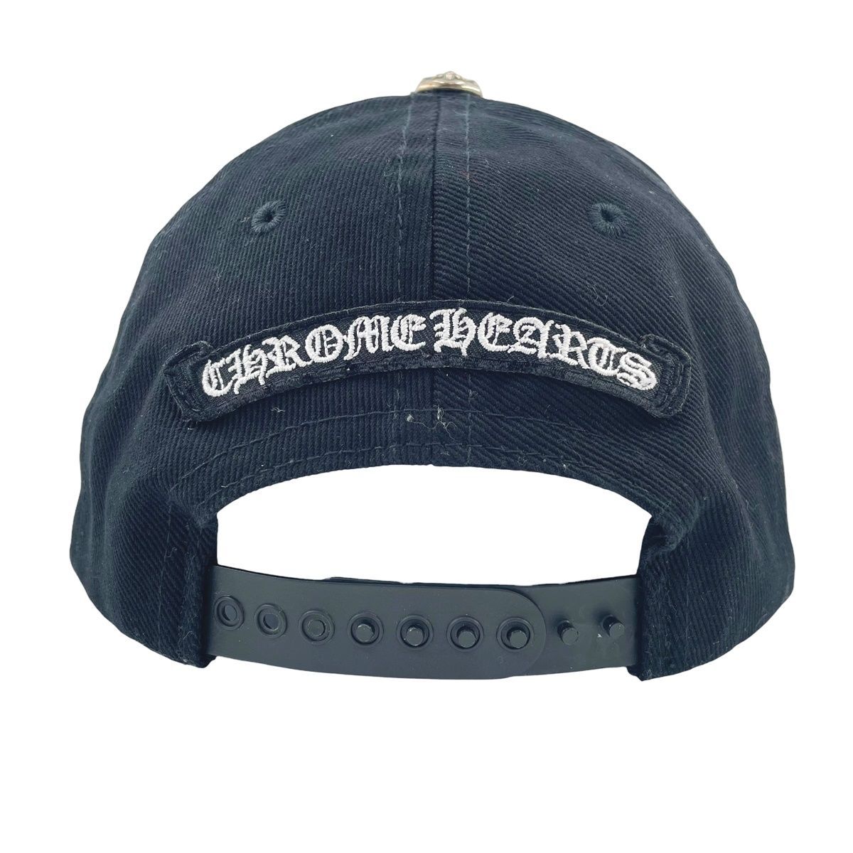 CHROME HEARTS クロムハーツ CHプラス ホースシューキャップ メンズ ブラック クロスボール 帽子 RD