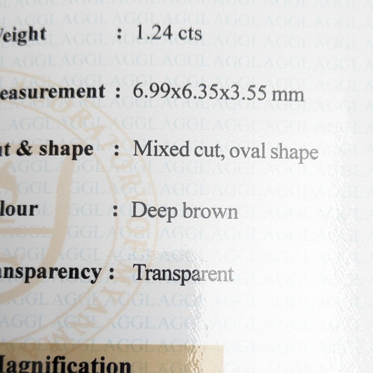  ヒボナイト ミャンマー モゴック産 1.24 ct その他 アクセサリー