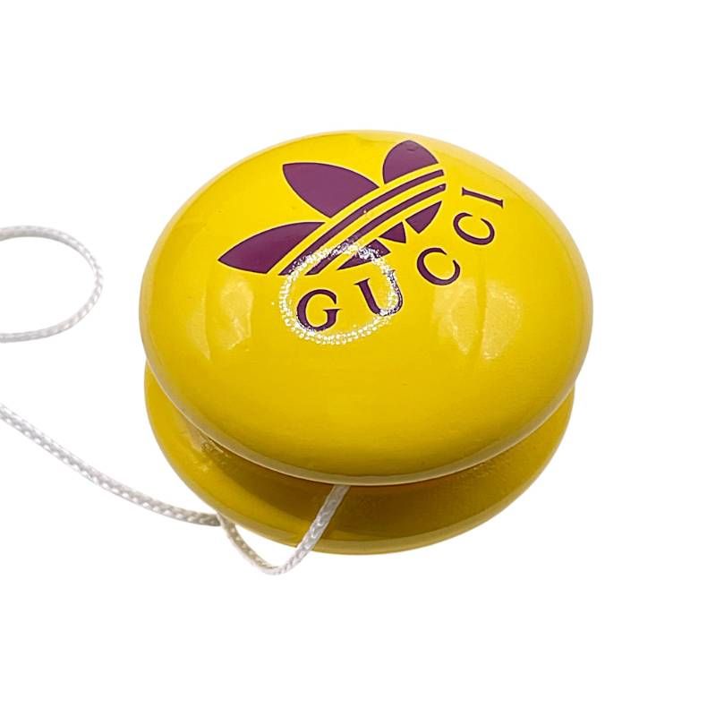 未使用 アディダス グッチ コラボ ヨーヨー イエロー 箱付き OJ12-2