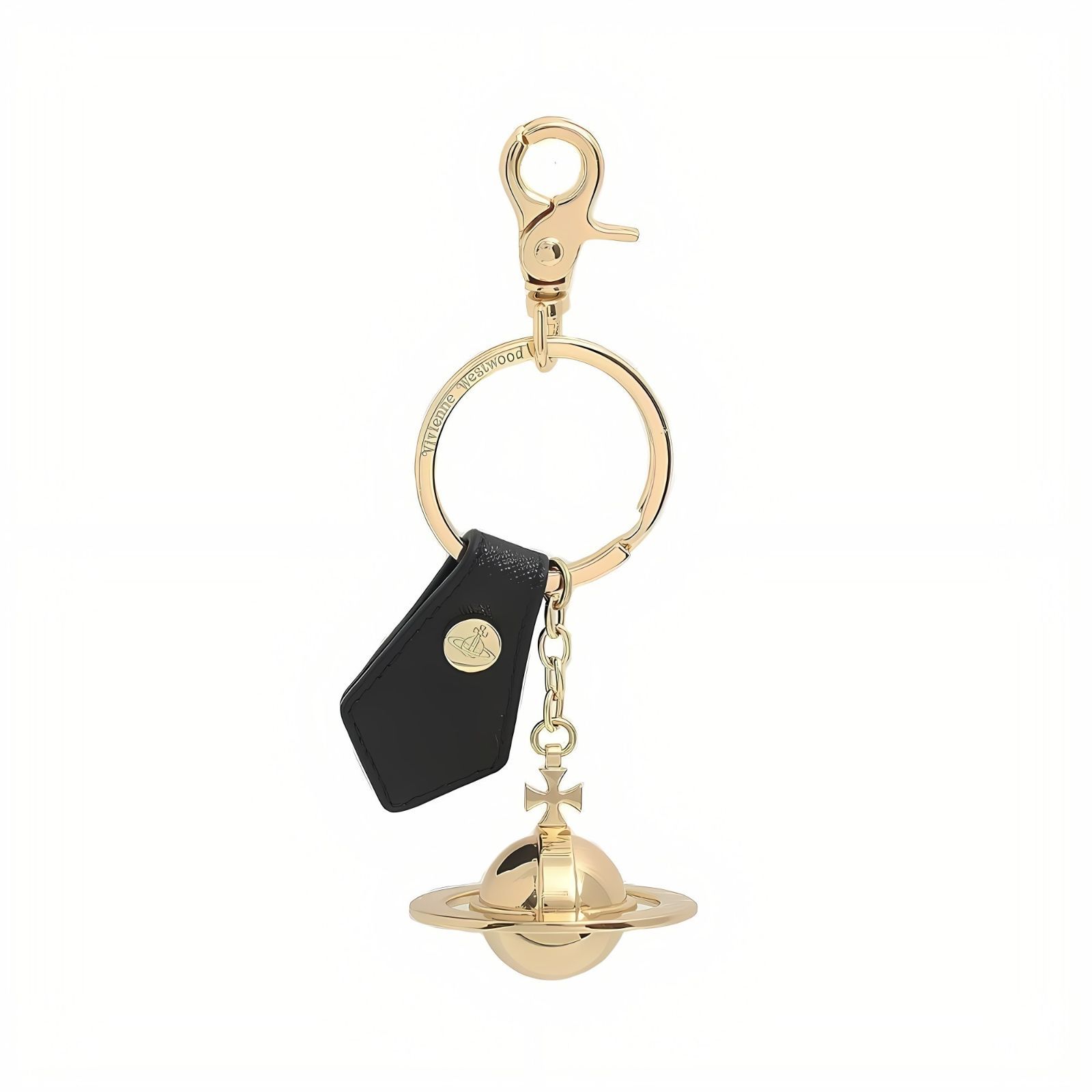 ギフト対応可 ヴィヴィアンウエストウッド キーホルダー KEYRING 3 D ORB サフィアーノ ゴールド オーブ キーリング チャーム おしゃれ ブランド プレゼント
