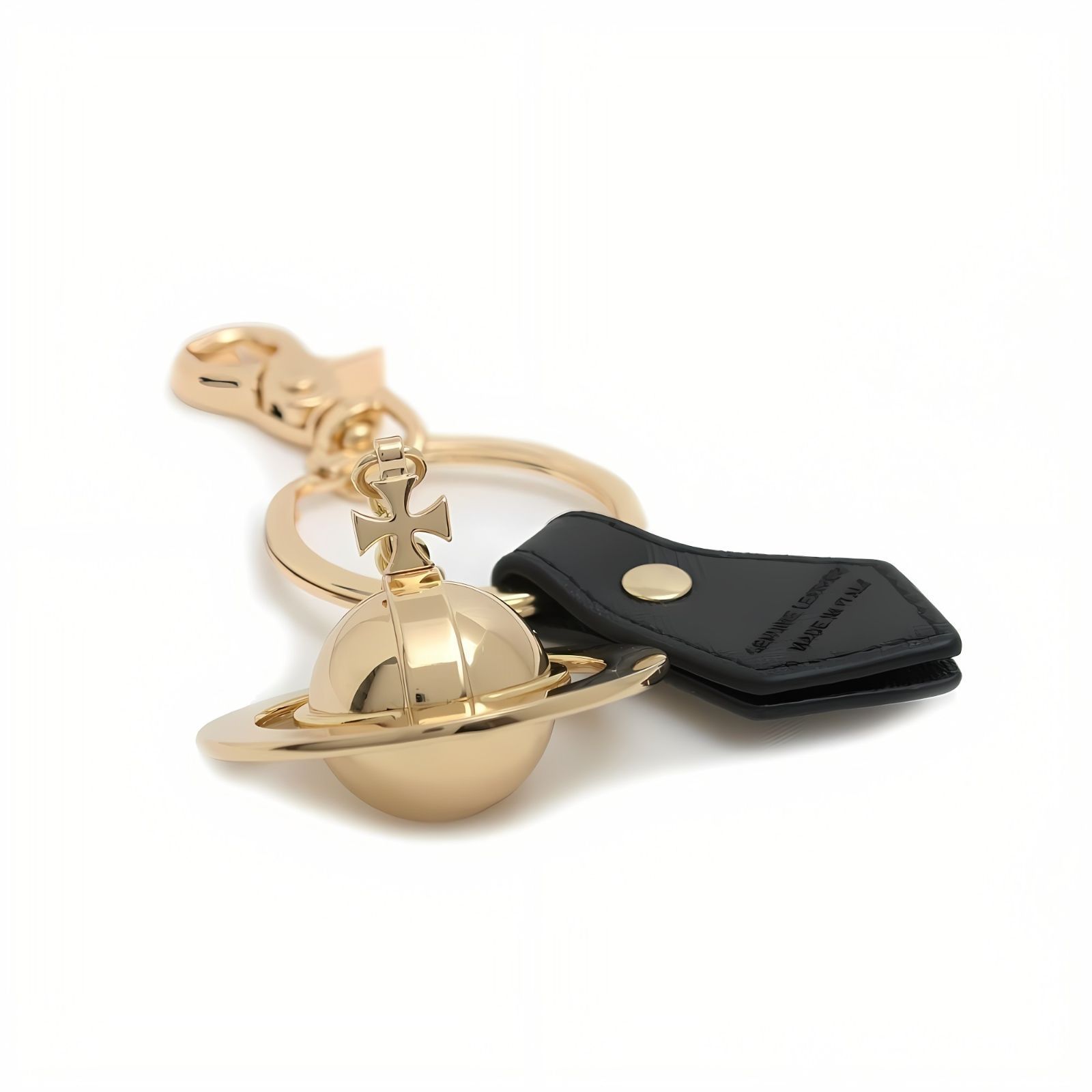 ギフト対応可 ヴィヴィアンウエストウッド キーホルダー KEYRING 3 D ORB サフィアーノ ゴールド オーブ キーリング チャーム おしゃれ ブランド プレゼント