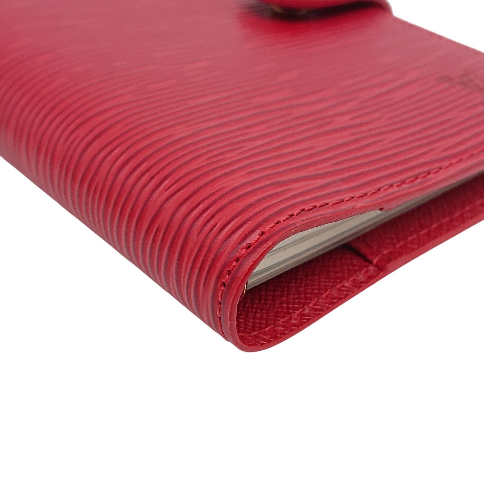  LOUIS VUITTON ルイヴィトン アジェンダPM エピ レッド ゴールド レフィル付き その他 小物