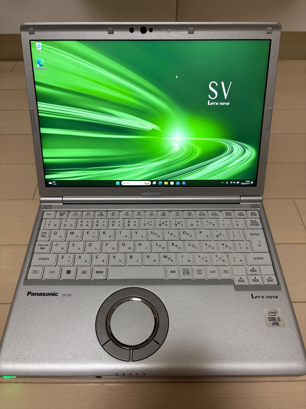累積2170時間 Panasonic Let’s note CF-SV 9 Windows 11 メモリ8 GB Core i 5 軽量 高速 パソコン ノートPC パナソニック レッツノート SIMフリー