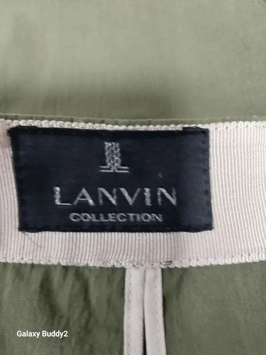  ランバン カーキ色 ワイド カーゴ ズボン 64 チノパン パンツ