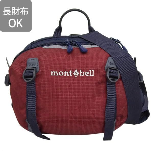 モンベル バッグ メンズ レディース ショルダーバッグ ボディバッグ ウエストバッグ ナイロン トレールランバーパック4 1133198 ワインレッド GARN レッド
