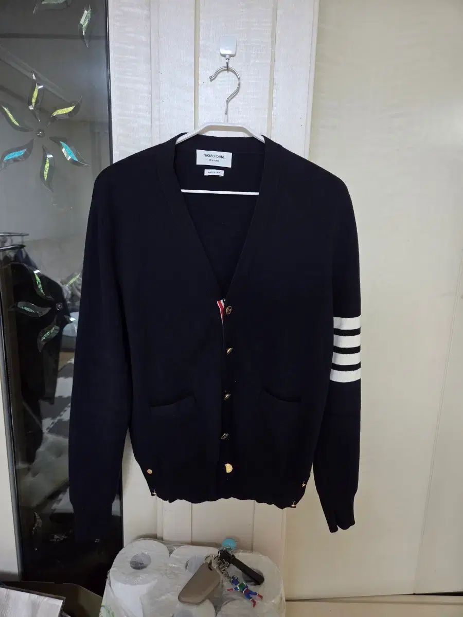 トム ブラウン ミラノ スティッチ ゴールド金具 カーディガン 3 size