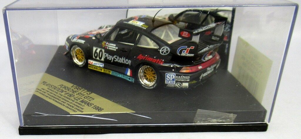 VITESSE 1/43 PORSCHE 911 GT2 PLAYSTATION #60 LE MANS 1998 V98173