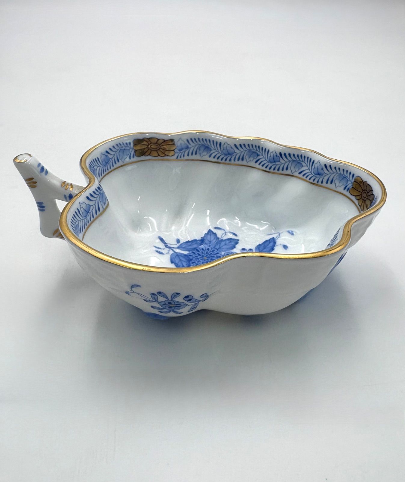 未使用保管品 HEREND ヘレンド アポニーブルー オープンシュガー