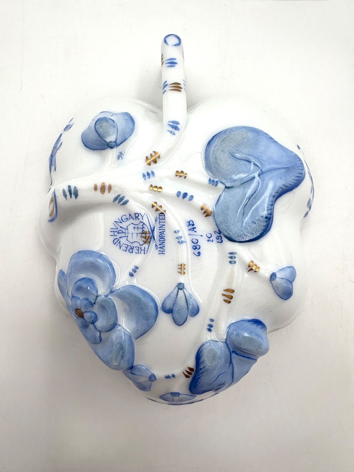 未使用保管品 HEREND ヘレンド アポニーブルー オープンシュガー