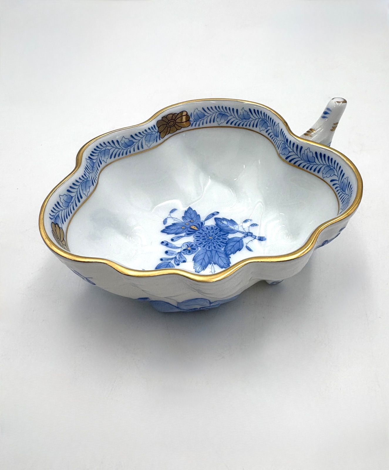 確認用◇HERENDヘレンドオープンシュガー新品未使用 未使用保管品 HEREND ヘレンド アポニーブルー オープンシュガー