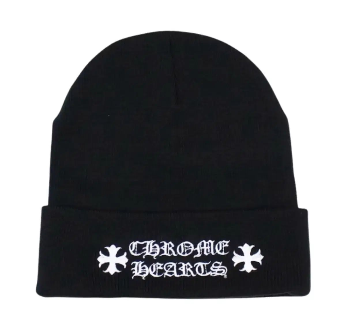 CHROME HAEATS クロムハーツ ロゴ ビーニー ブラック