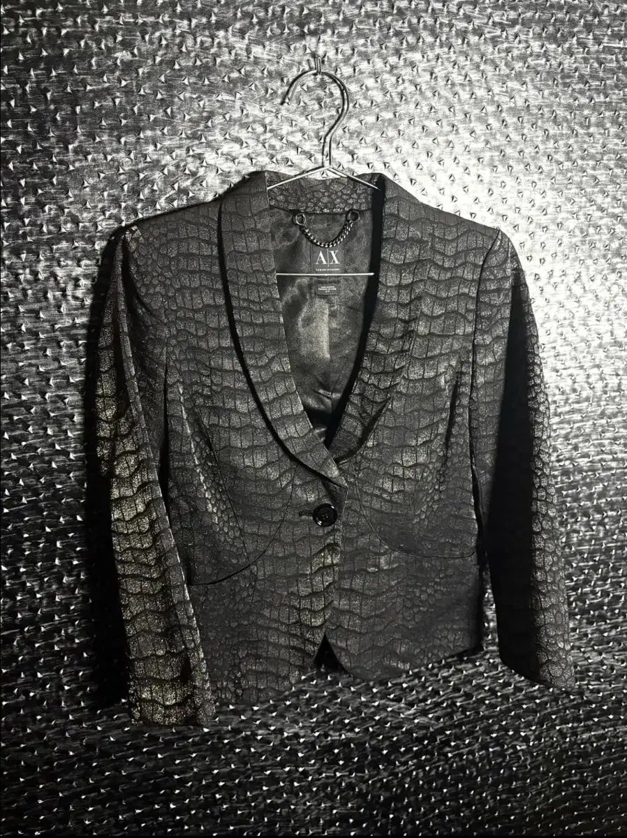 ARMANI EXCHANGE アルマーニ エクスチェンジ パイソン柄 ブレーザー