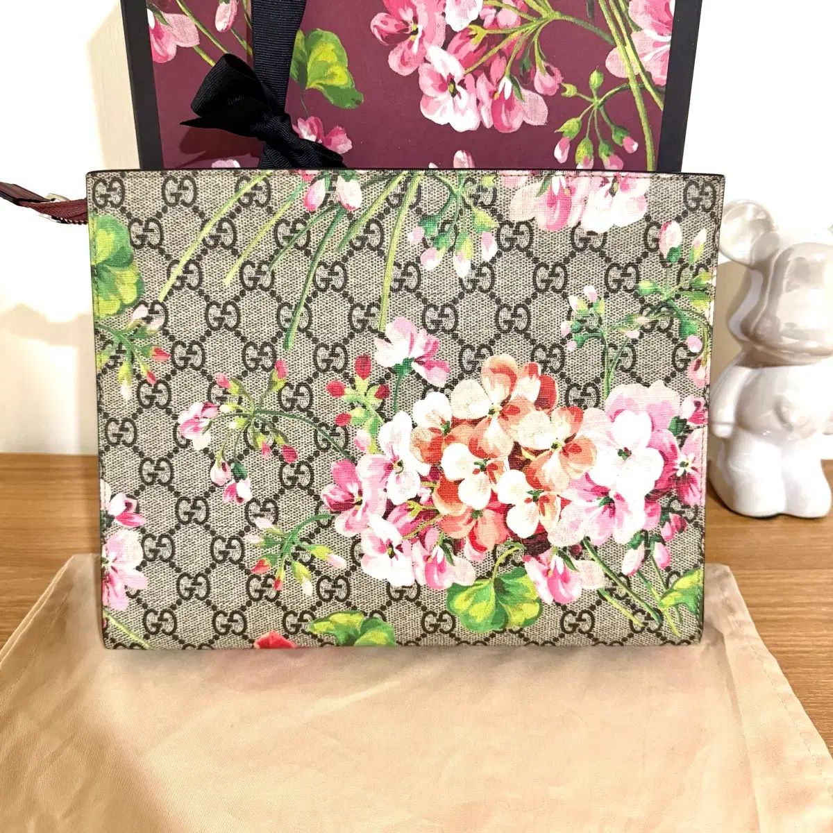 グッチ フラワー ブロッサム GGパータン クラッチバッグ 430268