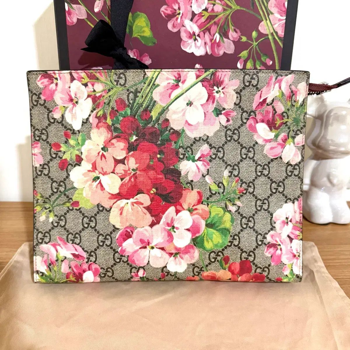 グッチ フラワー ブロッサム GGパータン クラッチバッグ 430268