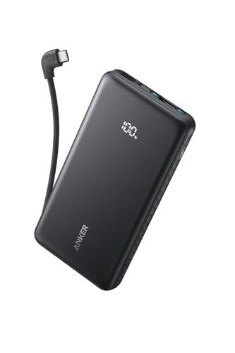 Anker Zolo Power Bank 10000 mAh 22 5 W Built In USB Cケーブル PD PowerIQ搭載 PSE技術基準適合 iPhone 17 16 15 Android iPad その他各種機器s