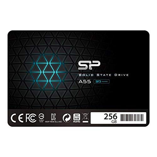 シリコンパワー SSD 256 GB 3 D NAND採用 SATA 6 s 2 5インチ 7 mm PS 4 3年保証 A 55シリーズ
