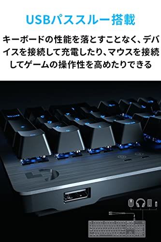  Logicool G ゲーミングキーボード 512 r-LN 有線 リニア 赤軸 静かなタイピング GXスイッチ 日本語配列 RGB USB パススルー ゲーミング キーボード メカニカルキーボード PC window mac s その他 キッチン 食器