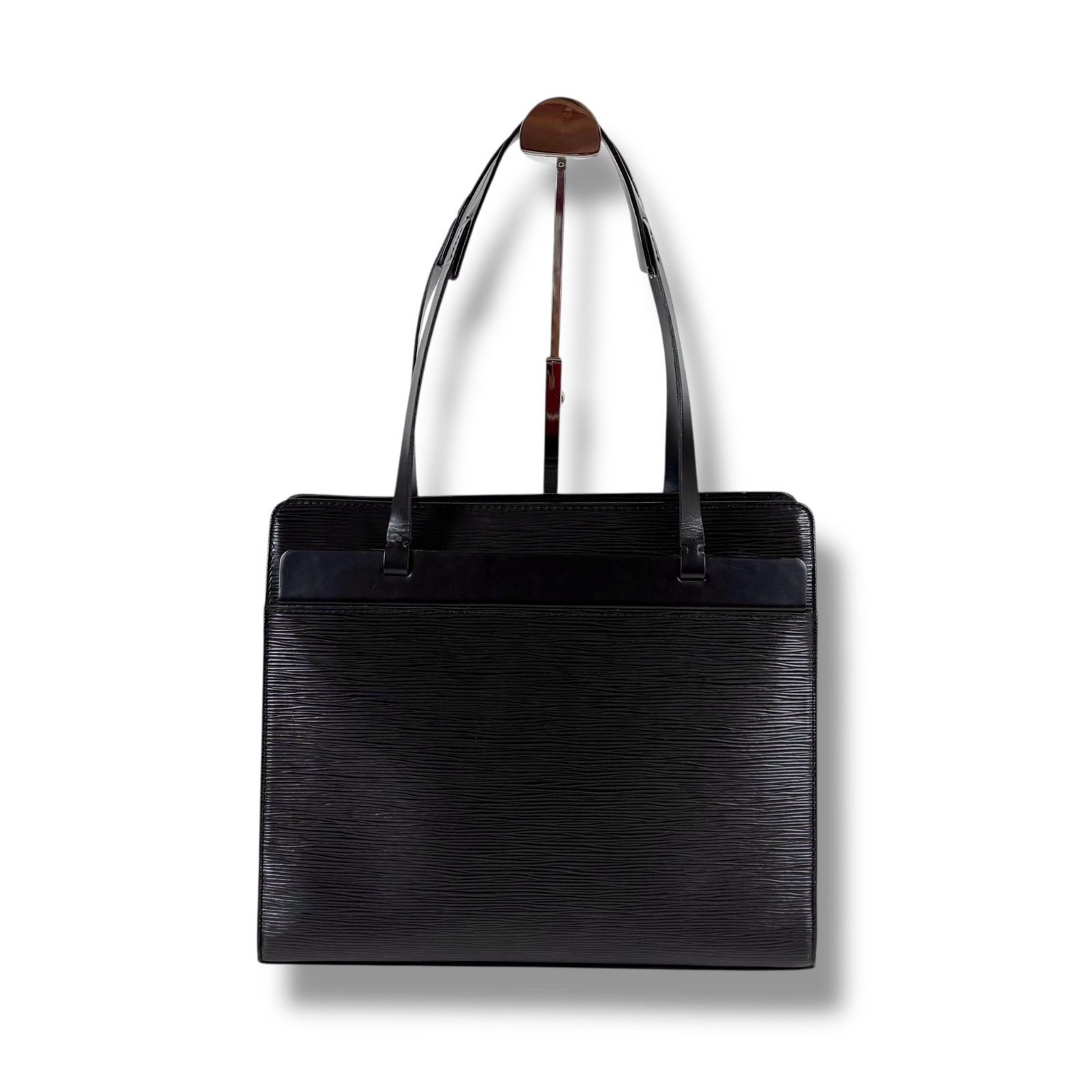 LOUIS VUITTON ルイヴィトン トートバッグ ビジネスバッグ エピレザー クロワゼット ブラック ノワール