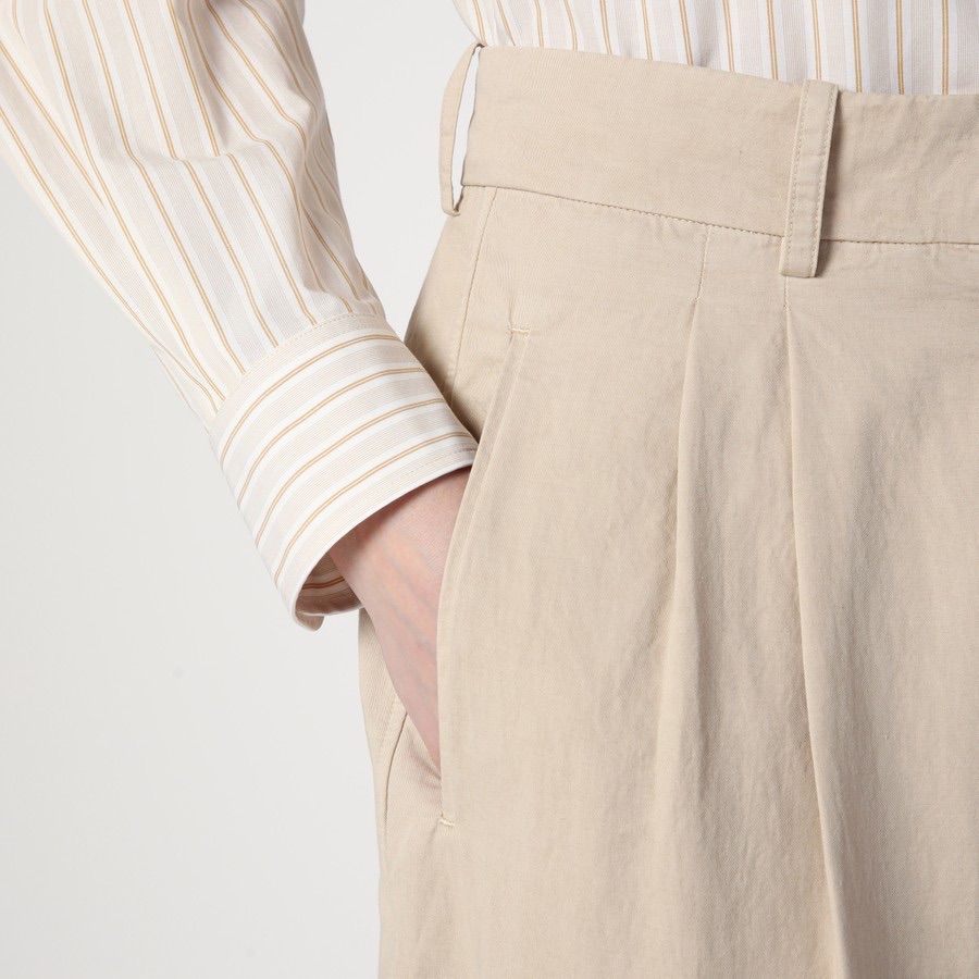 リラのライトカーキコットン