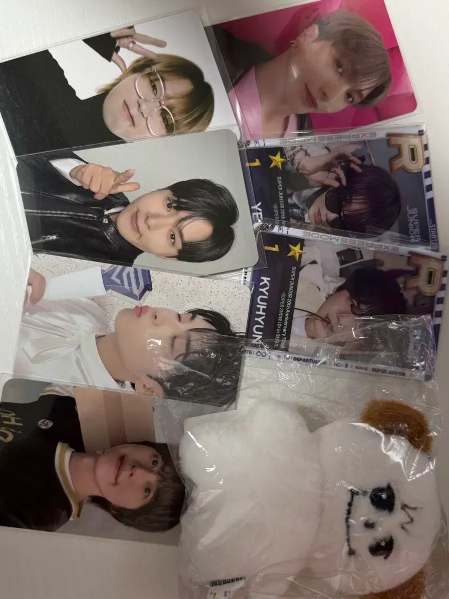 SUPER JUNIOR スーパージュニア キュヒョン KYUHYUN リョウク RYEOWOOK イェソン YESUNG レコード シュスエム SuperStar SMTOWN トレカ まとめ