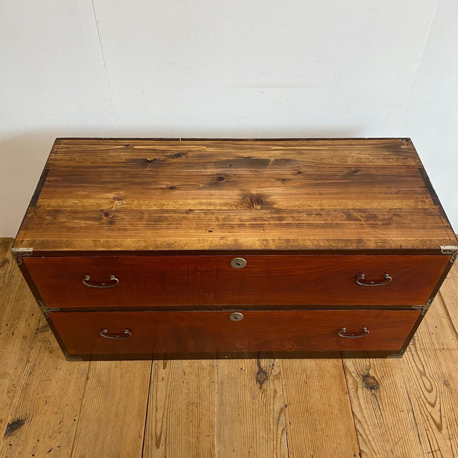 アンティーク チェスト 箪笥 テレビ台 無垢材 昭和レトロ ローボード 専用 アンティーク チェスト 箪笥 ローボード テレビ台 昭和レトロ