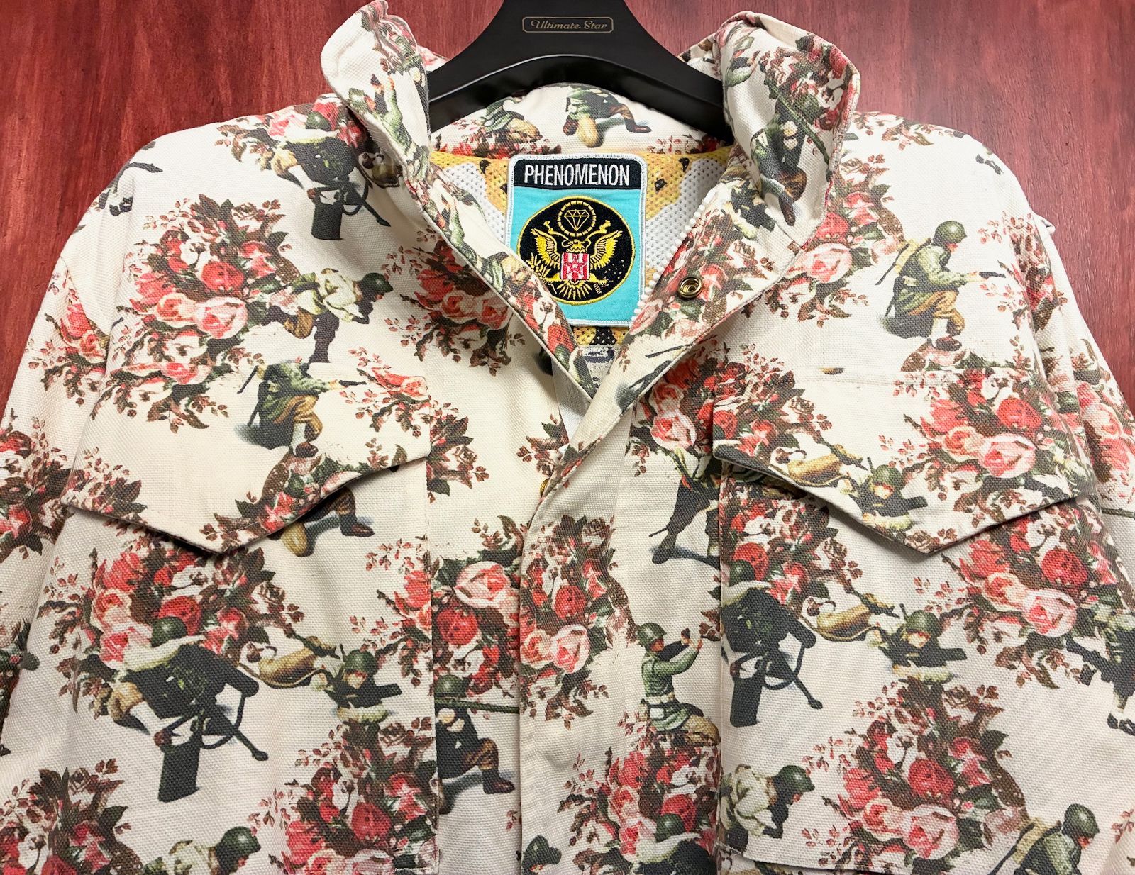 PHENOMENON 薔薇と兵士M-65ジャケット 激レア 名作 MADE IN JAPAN製 PHENOMENON 2006～2007年モデル 薔薇兵士