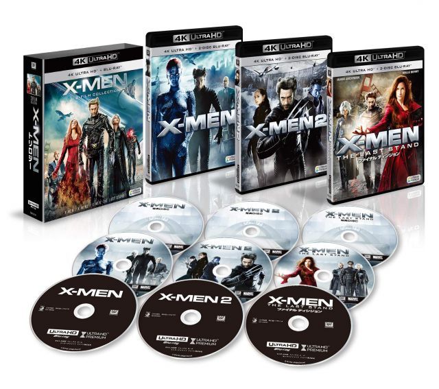 X MEN 4 K ULTRA HD トリロジーBOX 組 Blu ray