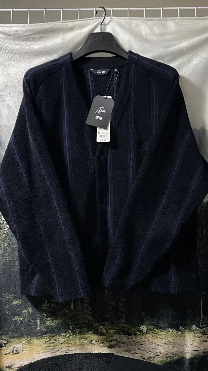 XL ユニクロ ニードルズ カーディガン Needles x Uniqlo ストライプ