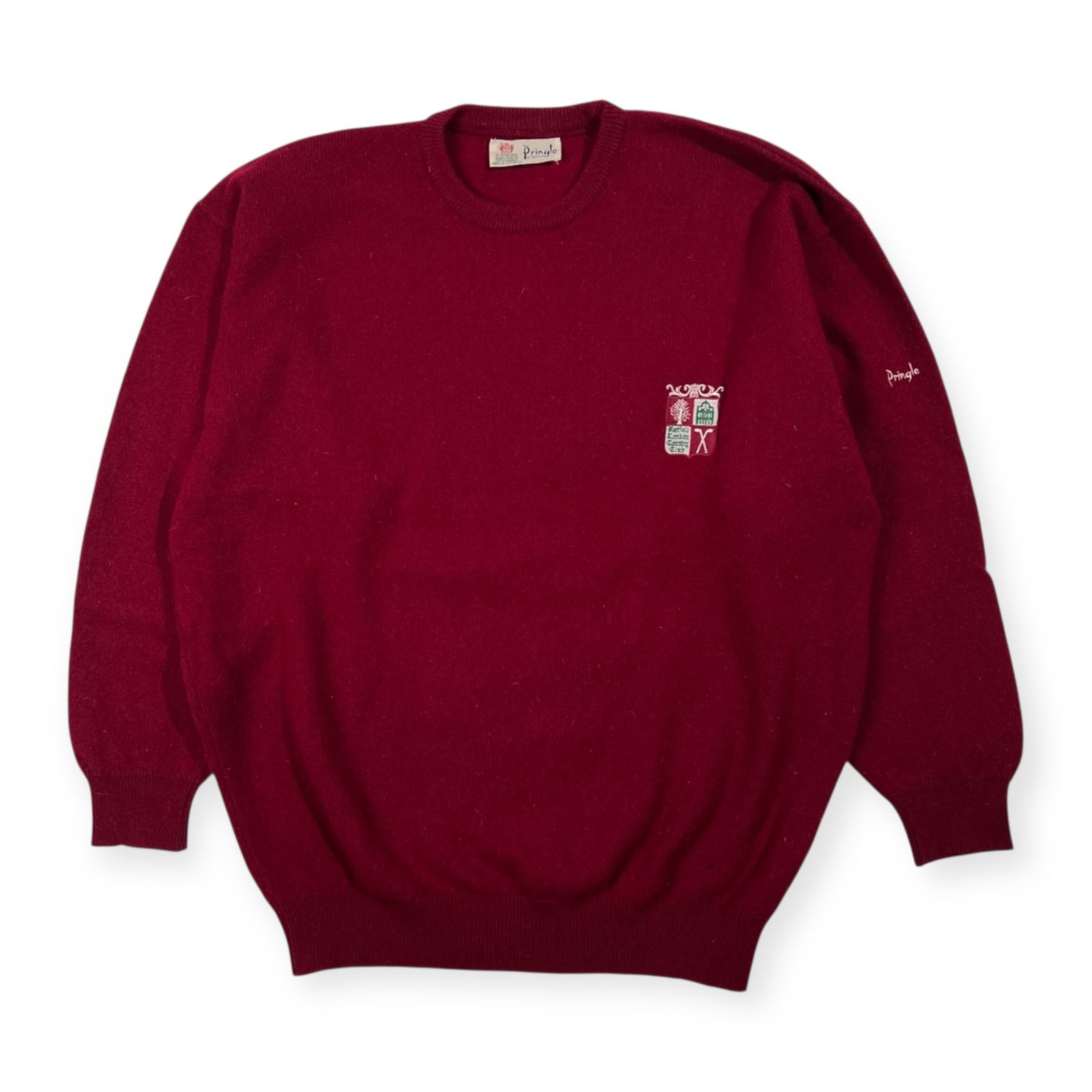 70s 80s Pringle プリングル スコットランド製 ウールニットセーター 70s 80s Pringle プリングル スコットランド製 ウールニットセーター