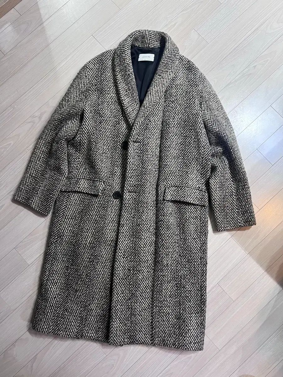 ルメール 16 fw カフタン コート ウール ヘリンボーン