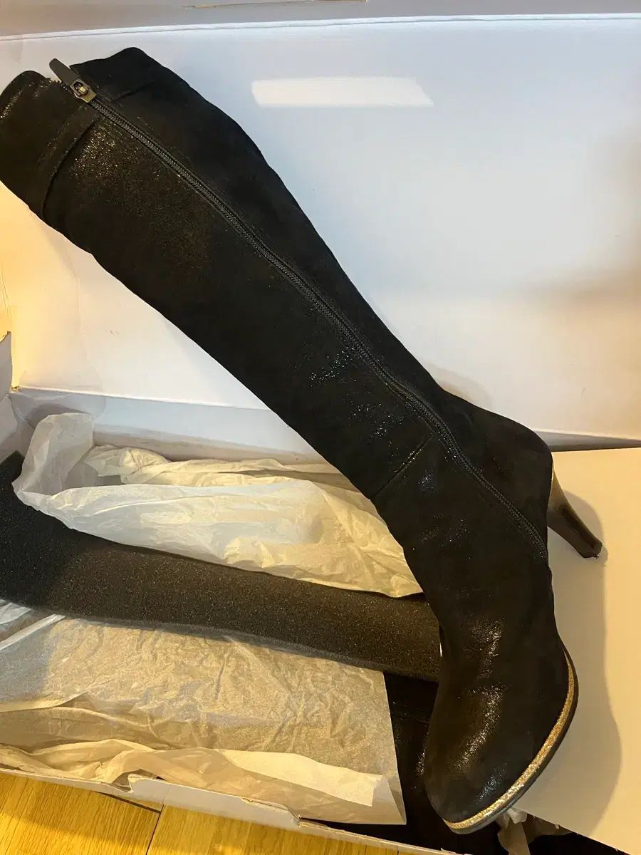 ミシェル バイ タンディ シャイン ブラック ロングブーツ 240 mm