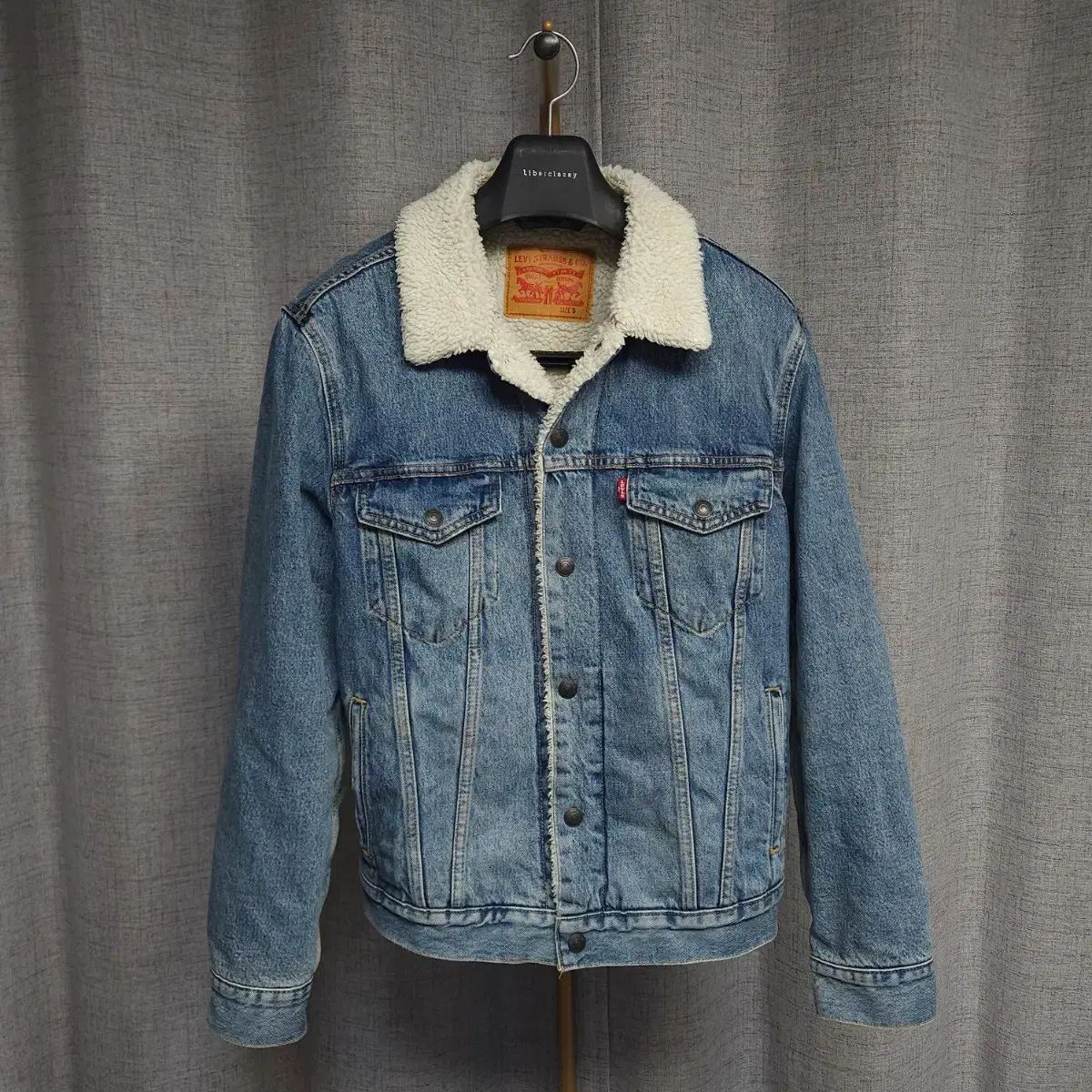 95 リーバイス シェルパ シープスキン トラッカー デニムジャケット