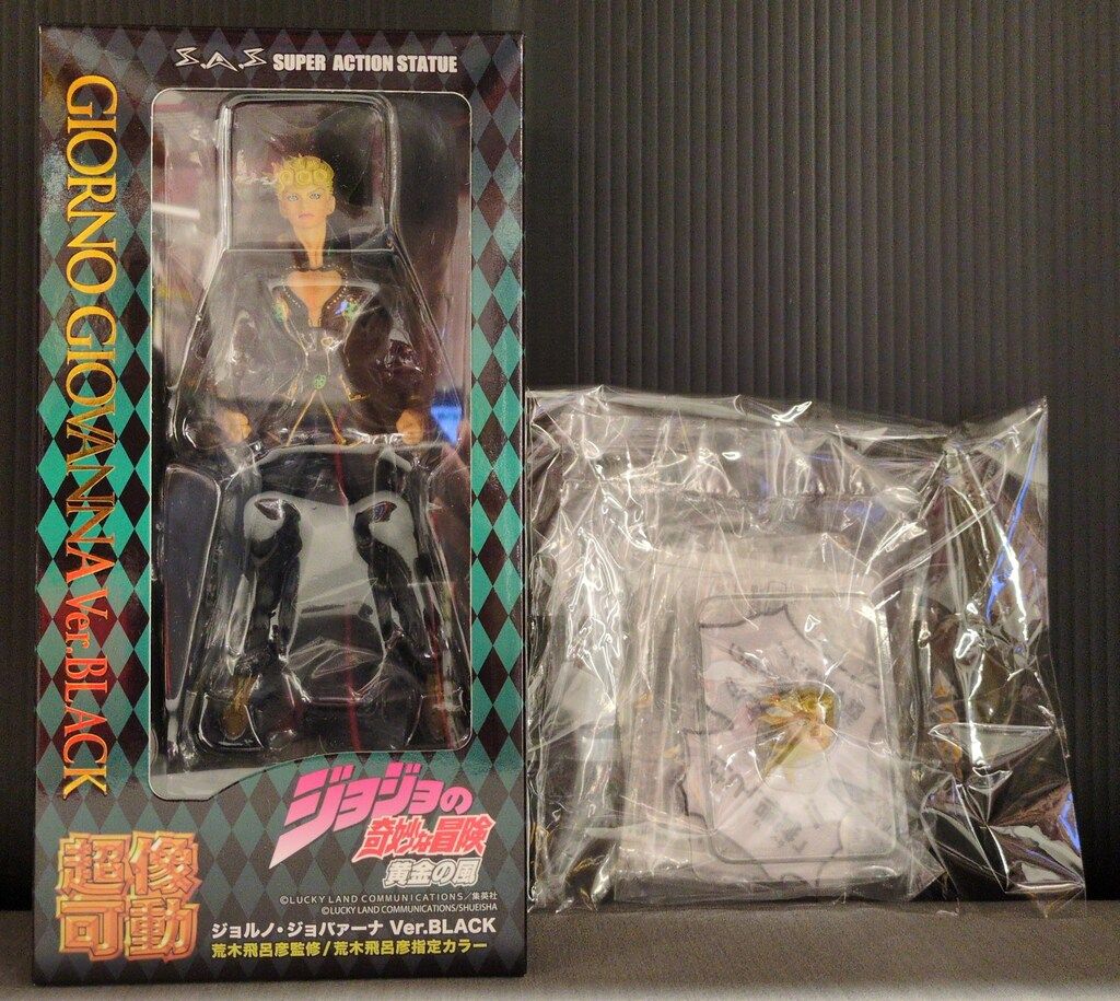 メディコス 超像可動 ジョルノ・ジョバァーナ Ver.BLACK 限定特典付き