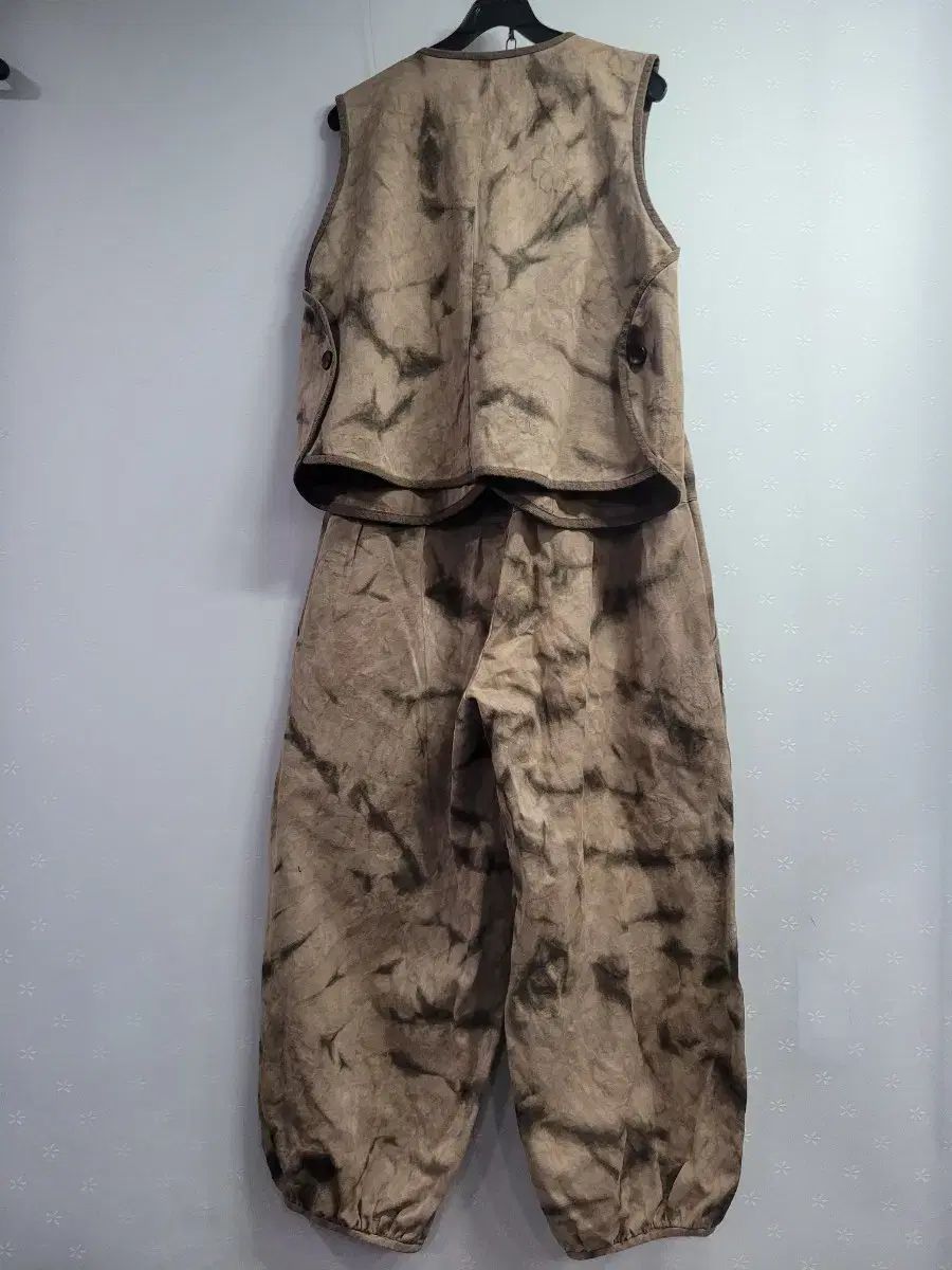  77 天然染料染め ベスト ズボン セット その他 セットアップ